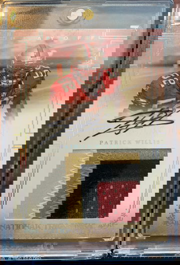 2007 National Treasures Patrick Willis Rookie 4 color Patch Auto 15/99