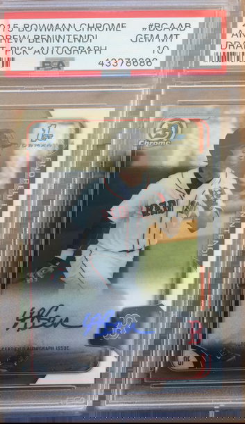 Andrew Benintendi auto PSA 10