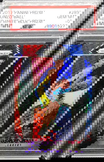 Lonzo Ball Red White & Blue Prizm Rookie