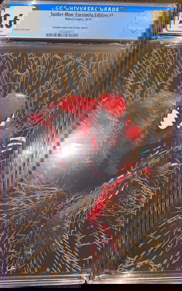 Spider-Man #1 gold anniversary Clayton Crain Scorpion Comics Exclusive virgin variant CGC 9.6