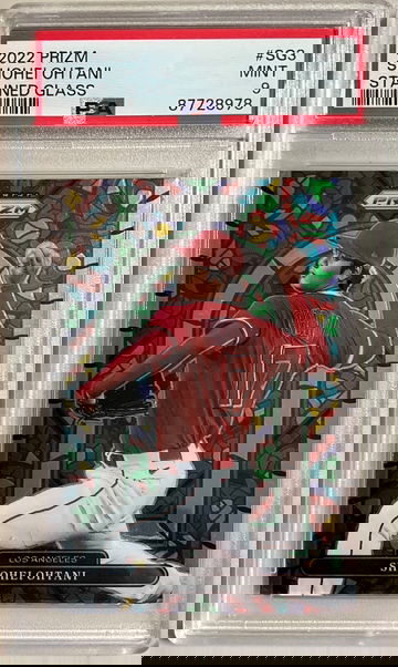 2022 PRIZM SHOHEI OHTANI STAINED GLASS #SG3 MINT