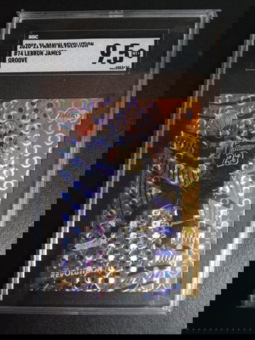 2020-21 Panini revolution #74 groove LeBron James SGC 9.5