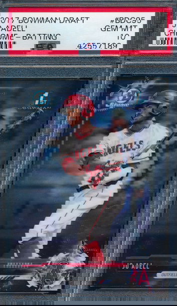 2017 Bowman Chrome Draft #BDC95 Jo Adell RC PSA 10