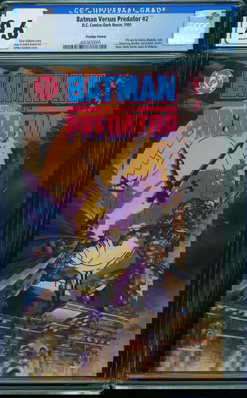 BATMAN VERSUS PREDATOR #2, CGC 9.6 NM+