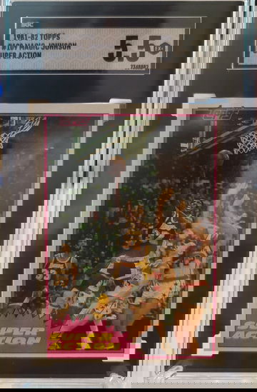 1981-82 Topps Magic Johnson SGC 5.5