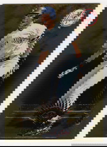 1997 LLEAF FRACTAL MATRIX GOLD DEREK JETER # 165 HOF