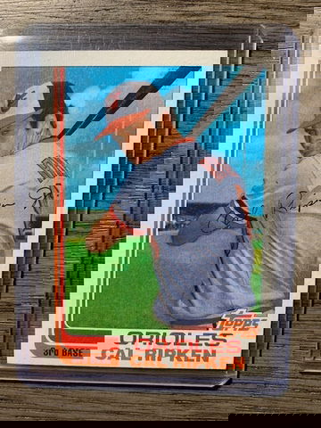 1982 Cal Ripken Topps Traded Rookie Card