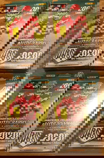 2020 mosaic football hanger lot 4