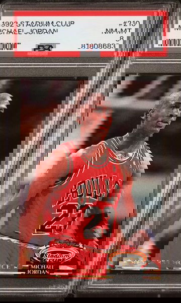 1992 Stadium Club Michael Jordan #210 PSA 8 [BK-2A.9]