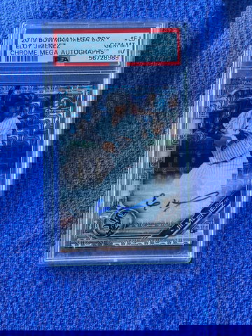 2019 Bowman Mega Box Auto Eloy Jimenez #EJ PSA 10 