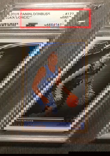 2018 Luka Doncic donruss psa 9