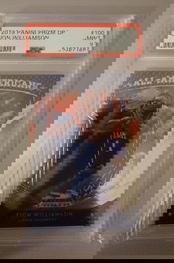2019 Prizm Draft Picks All Americans Zion Williamson PSA 9