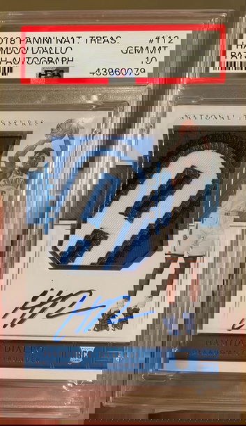 2018 Panini National Treasures Hamidou Diallo RPA Auto RC PSA 10