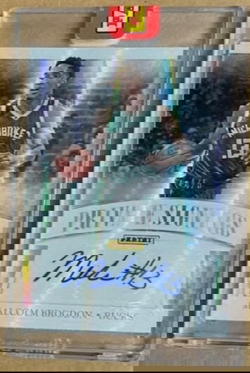 2017 Panini NBA Finals Private Signings Malcolm Brogdon RC Auto 4/5 wizards