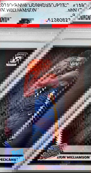 2019 Panini Donruss Optic Zion Williamson PSA 9