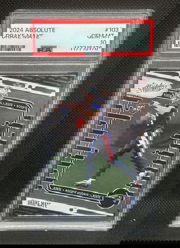 2024 Absolute Drake Maye #103 PSA 10 Gem Mint