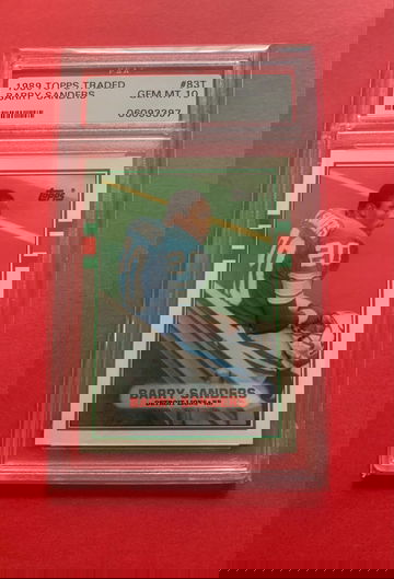 1989 Topps Traded Barry Sanders #83T RC PSA 10