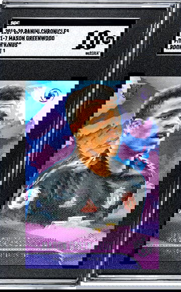 Mason Greenwood SGC 10 Gem Mint 2019-20 Panini Chronicles Pitch Kings Rookie I RC