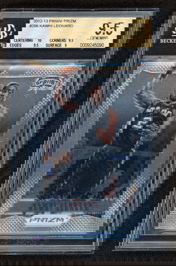 2012-13 Kawhi Leonard Panini Prizm Rookie BGS 9.5