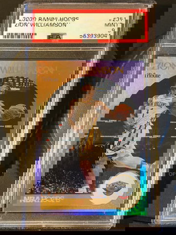 2020-21 Zion Williamson Panini NBA Hoops Tribute 251 PSA 9 