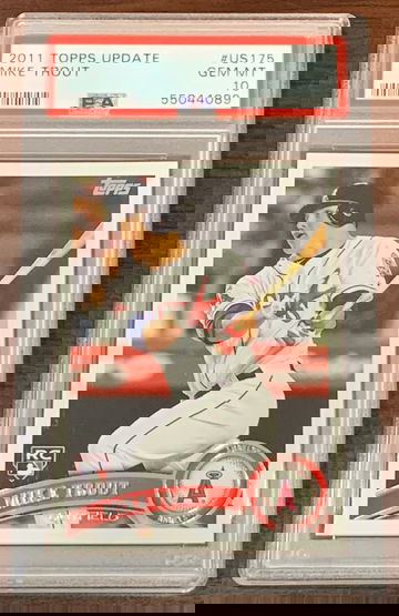 2011 Topps Update Mike Trout PSA 10