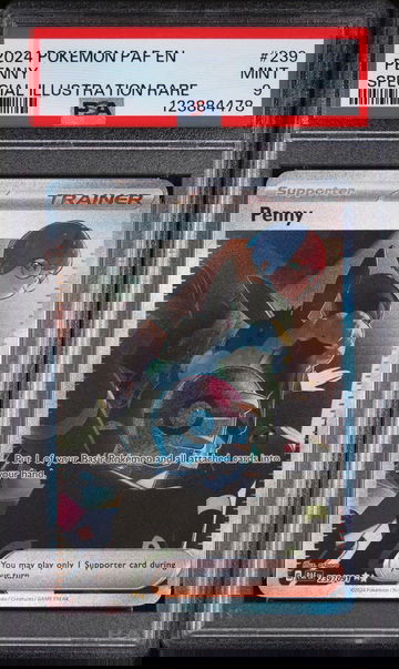 2024 Pokemon Paldean Fates Special Illustration Rare Penny #239 PSA 9