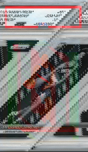 Anfernee Simons Silver Prizm PSA 10