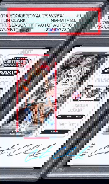 2024 PANINI ROOKIE ROYALTY WNBA CONTENDERS ROOKIE SEASON TICKET AUTOGRAPH #1 CAITLIN CLARK CONT RK SEASON TKT AUTO