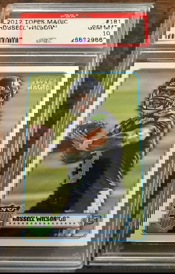 2012 TOPPS MAGIC RUSSELL WILSON ROOKIE RC PSA 10