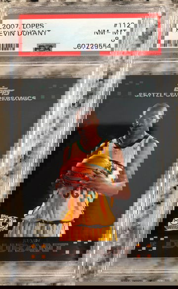 2007 Topps Kevin Durant Psa 8