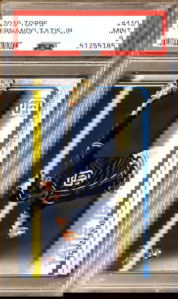 Fernando Tatis Jr. Topps Rookie PSA 9