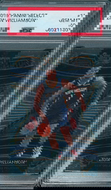 2019 Select Zion Williamson #1 Concourse RC PSA 10