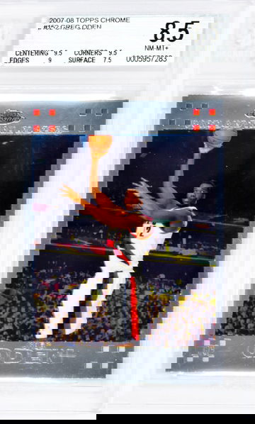 2007 Greg Oden Topps Chrome    #152 BGS 8.5