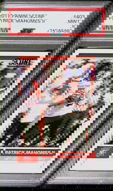 2017 Panini Score Patrick Mahomes II Rookie RC