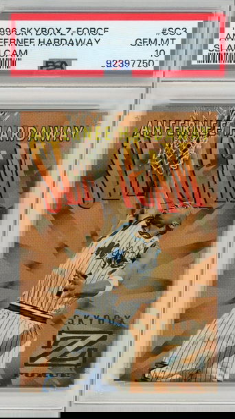 Anfernee Penny Hardaway 1996 Skybox Z-Force Slam Cam PSA 10