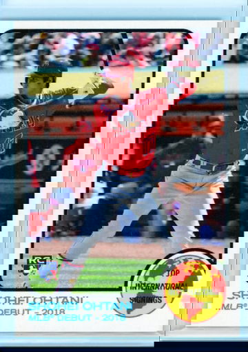 2018 Topps Throwback Thursday #61 Shohei Ohtani