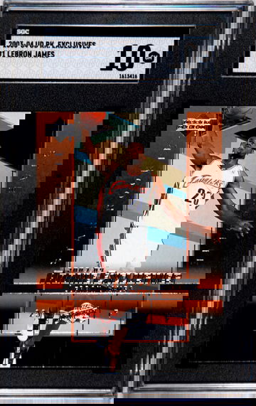 2003-04 Upper Deck Rookie Exclusives Lebron James #1