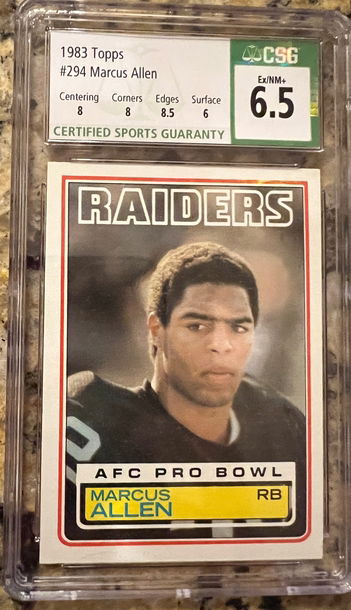 1983 Marcus Allen CSG 6.5