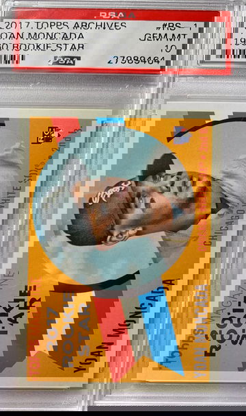 2017 Topps Archives Yoan Moncada 1960 Rookie Star #RS-1 PSA 10 Gem Mint
