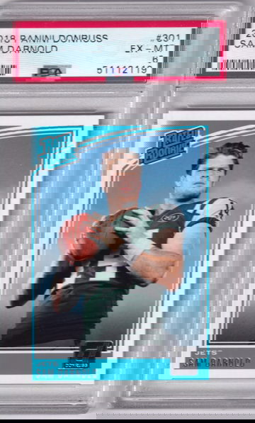 2018 Panini Donruss #301 Sam Darnold PSA 6