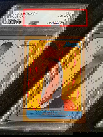 2006 Bowman Rudy Gay Bronze Rookie /50 PSA 8