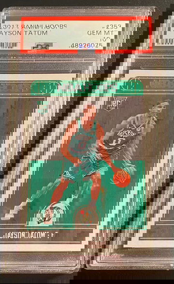 2017 Panini Hoops Jayson Tatum Rookie PSA 10 Gem Mint