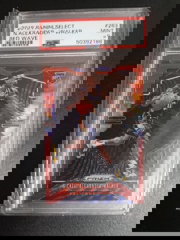 2019-20 Nickel Alexander Walker Red wave prizm #263 PSA 10 RC 