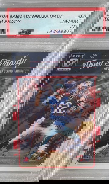 2016 Panini Donruss Optic Tom Brady #62 PSA 10 Patriots