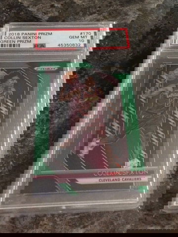 2018 Prizm Collin Sexton Green Prizm PSA 10 RC