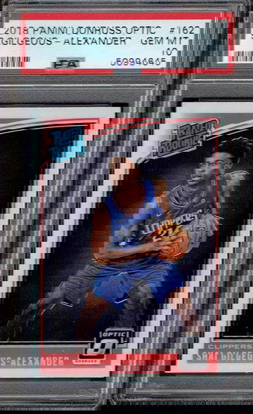 Shai Gilgeous Alexander 2018 Donruss Optic RC PSA 10