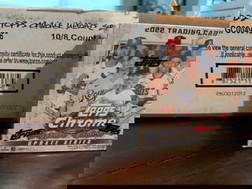 2022 Topps Chrome Update Sapphire FACTORY SEALED Case 10 Box Bobby Witt J-Rod