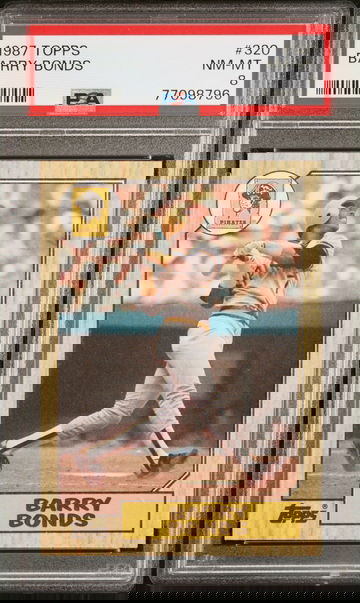 1987 Topps Barry Bonds #320 PSA 8