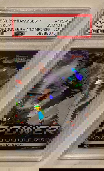 2020 Bowman’s Best Zac Veen Atomic Refractor PSA 10