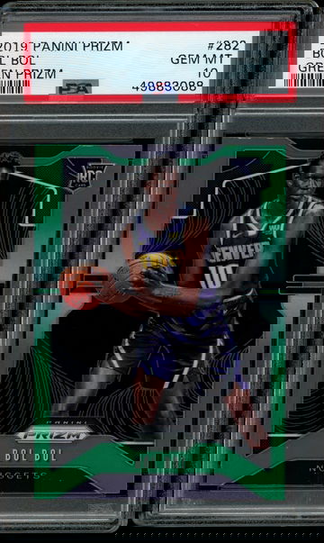 2019 Panini Prizm Green Prizm #282 Bol Bol PSA 10 Gem Mint